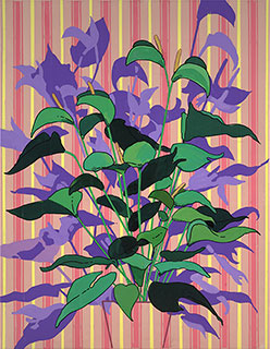 Anthurium and Stripes